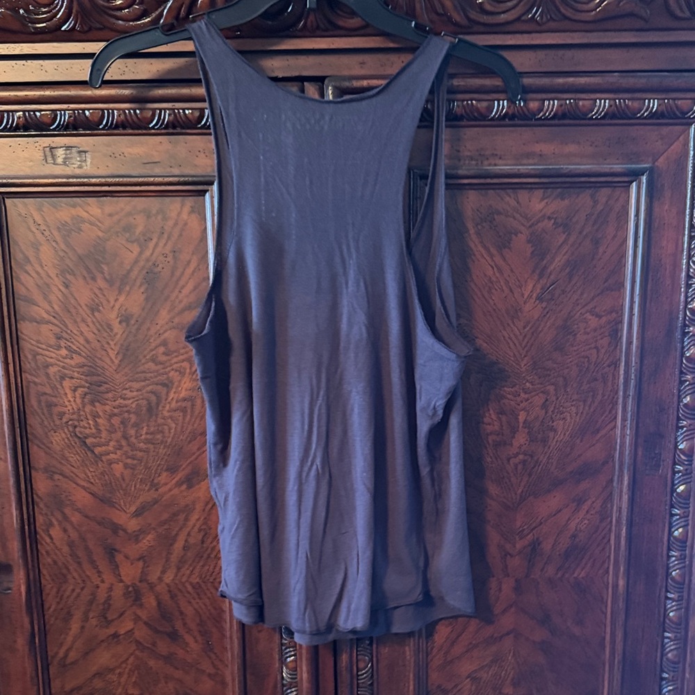Vans Women's Dark Blue Loose Fit Tank Top - Picture 3 of 4